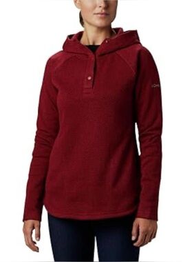 Columbia Darling Days II Pullover Hoodie - dark red - sz 1X